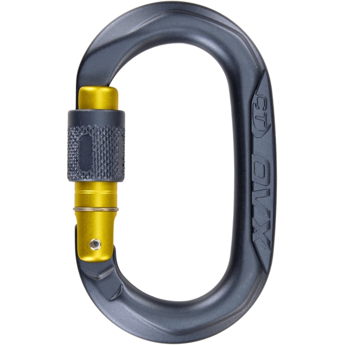 Karabinek Climbing Technology OVX SG - anthracite/ mustard